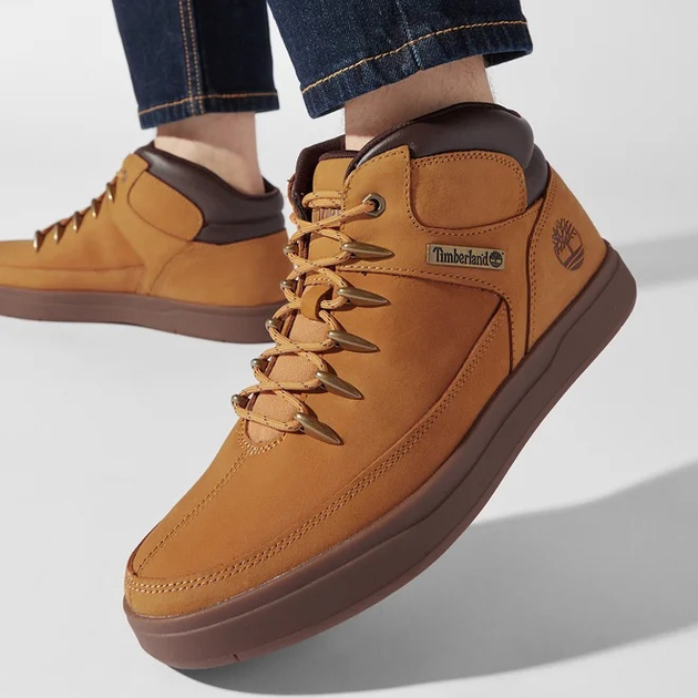 Botki męskie skórzane sznurowane Timberland Davis Square TB0A1UZV7541 43 (9US) 27 cm Pomarańczowe (0191931891697) - obraz 2