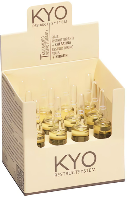 Ampułki do włosów Kyo Restruct System 12x10 ml (8031387001795) - obraz 1