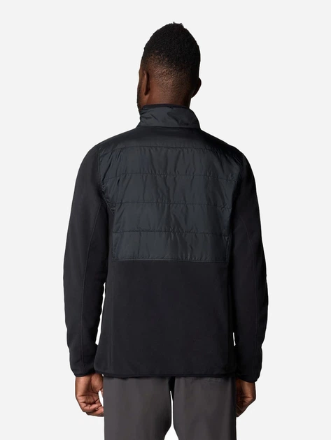 Толстовка на флісі, на блискавці чоловіча Columbia Basin Butte FZ Fleece II 2101761010 XL Чорна (195981338218) - зображення 2