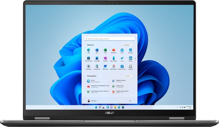 Laptop ASUS VivoBook 14 Flip TP3407SA-QL011W (4711387845516) Matte Gray - obraz 3