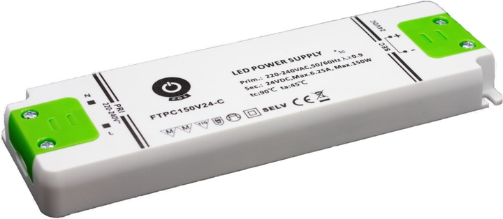 Блок живлення POS LED Driver 24 В, 6.25 A, 150 Вт (FTPC150V24-C) (5902135126073) - зображення 1