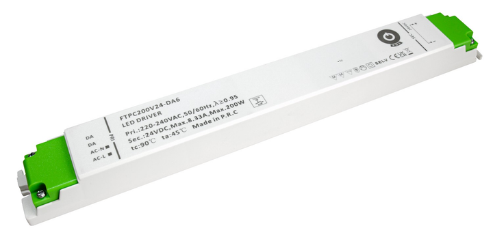 Zasilacz POS LED Driver 24V, 8.3A, 200W CV DALI Type 6 (FTPC200V24-DA6) (5902135154601) - obraz 1