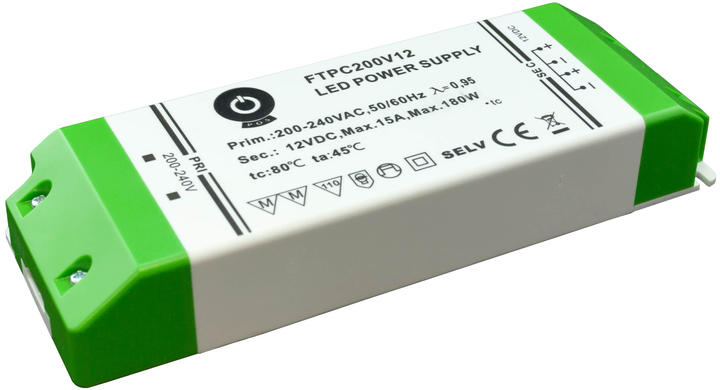 Блок живлення POS LED Driver 24 В, 8.3 A, 199.92 Вт (FTPC200V24) (5902135121788) - зображення 1