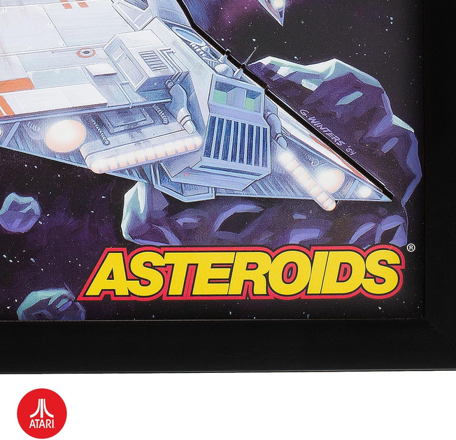 Obraz Atari Official 3D Wall Art Asteroids Collection (5060820074891) - obraz 4