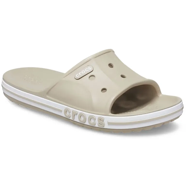 Крокс Баябенд Беж Слайд Шльопанці Crocs Bayaband Slide Cobblestone (43-44, бежевий) - Фото 3 Крокс Баябенд Беж Слайд Шльопанці Crocs Bayaband Slide Cobblestone (43-44, бежевий) - зображення 3