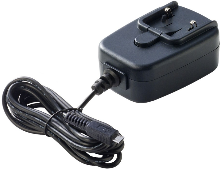 Мережевий зарядний пристрій Sunny 5 В, 2.1 А, 10.5 Вт, micro-USB, 1.4 м, без вилок AC Black (8594213820064) - зображення 1