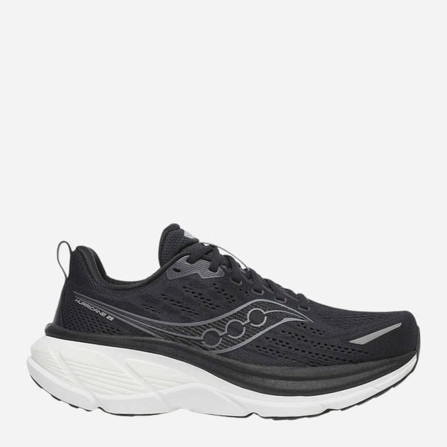 Чоловічі кросівки для бігу Saucony Hurricane 25 Wide S21027-200 42.5 Чорні (195021194347) - зображення 1
