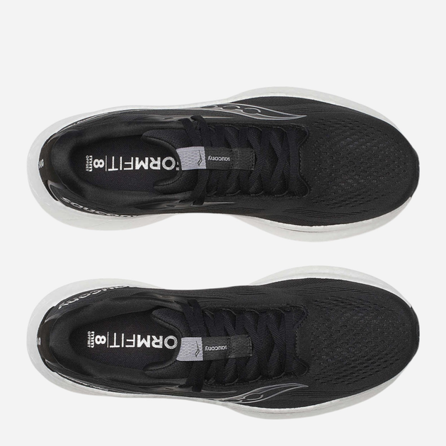 Чоловічі кросівки для бігу Saucony Ride 18 Wide S21001-100 46.5 Чорні (195020803264) - зображення 5