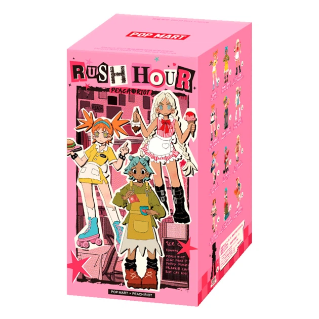 Коллекционная фигурка-сюрприз Pop Mart Rush Hour Peach Riot (PRRH