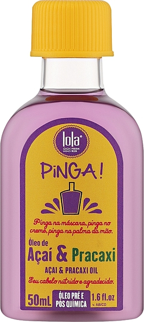 Олія для волосся Lola Cosmetics Pinga! Acai & Pracaxi відновлююча 50 мл (7899572810192) - зображення 1