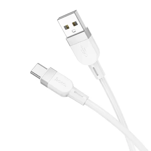 Кабель HOCO X109 Energy silicone charging data cable Type-C/3A/1m. White - Фото 1 Кабель HOCO X109 Energy silicone charging data cable Type-C/3A/1m. White - изображение 1