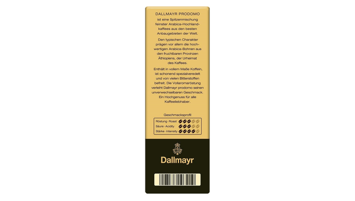 Набор Кофе Молотый 4шт Dallmayr Prodomo 500g - изображение 5