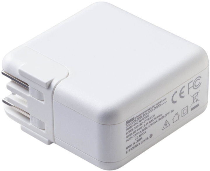 Ładowarka sieciowa Sunny wtyczka AC Multi plug USB-C 45W White (8594213821375) - obraz 2