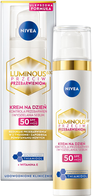 Денний флюїд NIVEA Luminous 630 SPF 50 40 мл (4005900786968/5900017097572) - зображення 1