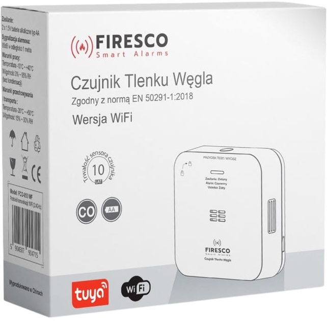 Czujnik czadu Firesco FCO-850 WF (FIR-FCO-850WF) - obraz 5