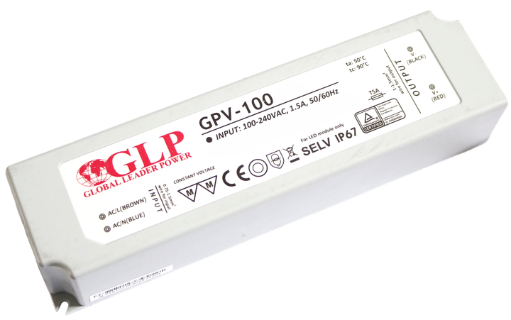 Блок живлення GLP LED 15V/6.7A CV GPV-100-15 (5902135122822) - зображення 1