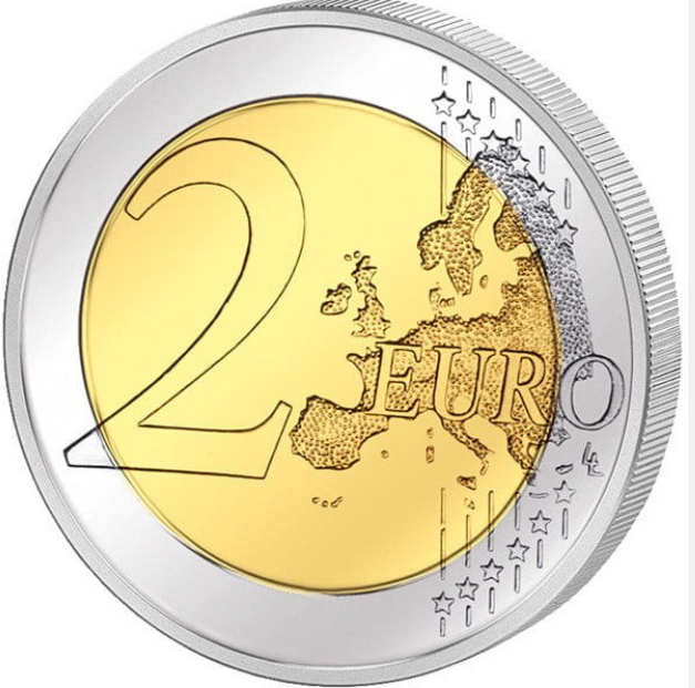 Монета 2 євро 1150 років місії Кирила і Мефодія у Великій Моравії - Фото 2 Монета 2 євро 1150 років місії Кирила і Мефодія у Великій Моравії - изображение 2