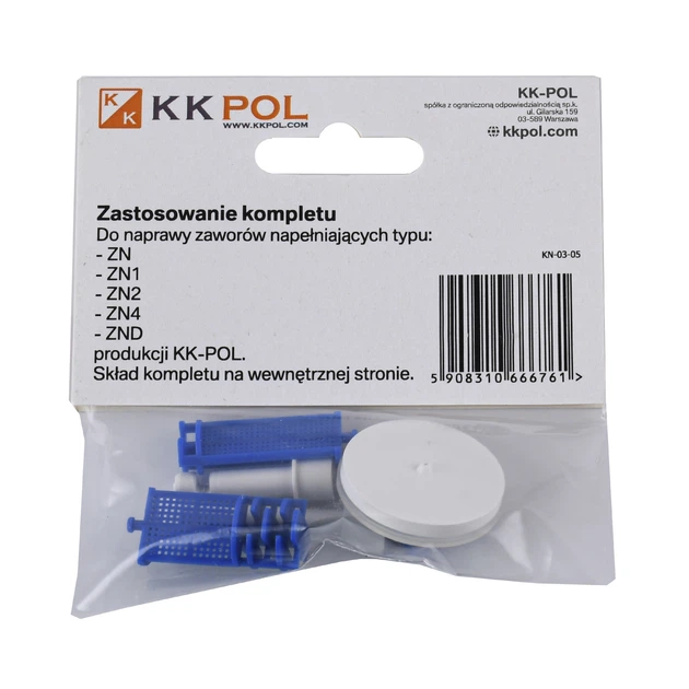 Ремкомплект для клапана заполнения K.K.POL ZN KPL/515-0-3 - изображение 3