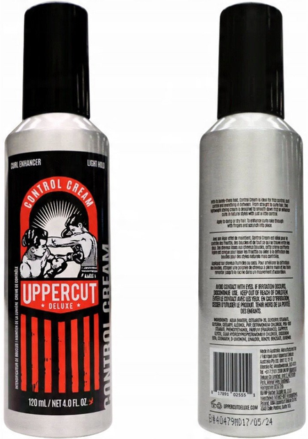 Krem do stylizacji wlosow Uppercut Deluxe Control 120 ml (817891025551) - obraz 2