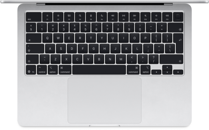 Ноутбук Apple MacBook Air 13.6" M4 16/256GB 2025 (MW0W3ZE/A) Silver - зображення 2