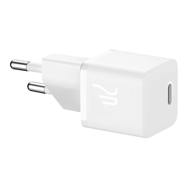 Адаптер мережевий Baseus GaN5 Fast Charger (mini) |1Type-C, 20W/3A, PD/QC| White - Фото 3 Адаптер мережевий Baseus GaN5 Fast Charger (mini) |1Type-C, 20W/3A, PD/QC| White - зображення 3