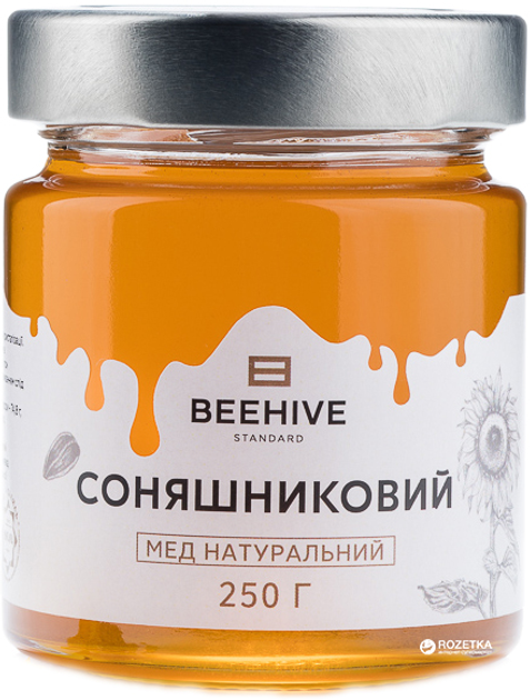 Мед натуральный подсолнечный Beehive 250 гр (4820208360104) – ROZETKA ...