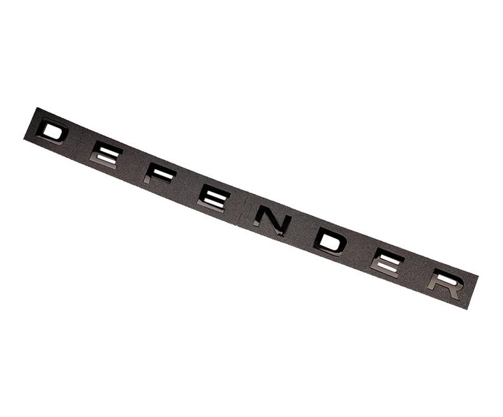 Емблема напис передня Defender для Land Rover (Чорна) 720х35 мм (на скотчі) LR130857 - изображение 2