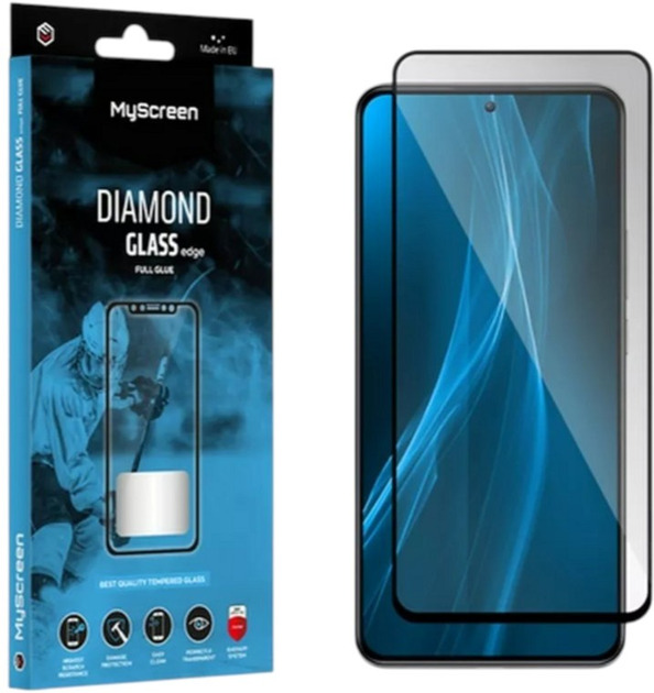 Захисне скло MyScreen Diamond Glass Lite Edge Full Glue для Apple iPhone 16 Black (5904433238243) - зображення 1