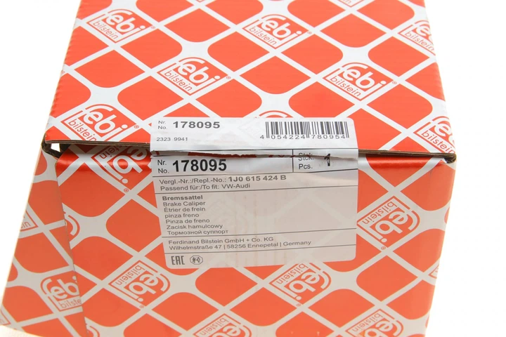 Суппорт тормозной задний R VW Golf IV/Skoda Octavia 96-06 d=41mm - 178095 FEBI BILSTEIN - изображение 5