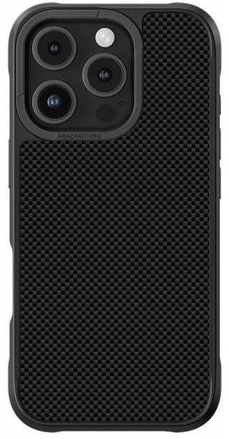 Etui AMAZINGthing Titan Max Case z wloknami aramidowymi 600D do Apple iPhone 16 Pro Max Black (4896238000815) - obraz 2
