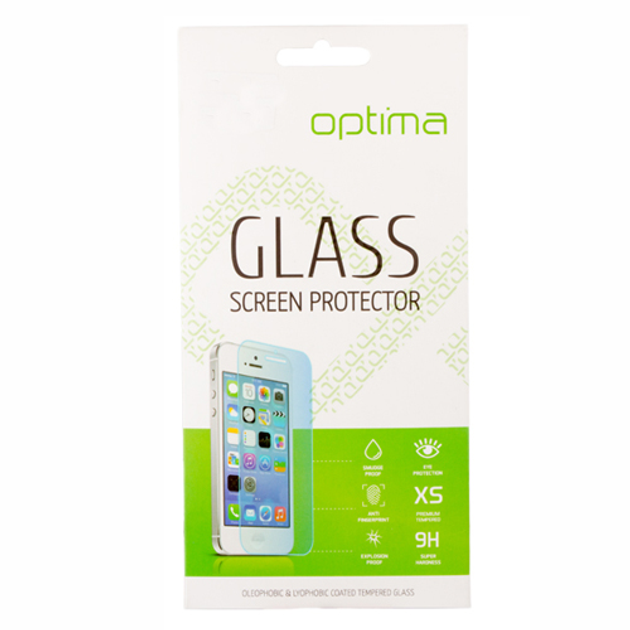 Защитное стекло Optima 2.5D 2 в 1 для iPhone 6 6S Mirror синий – фото ...