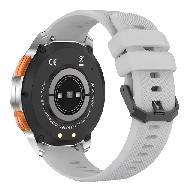 Смарт часы для мужчин UWatch AMOLED с пульсометром Серый - Фото 5 Смарт часы для мужчин UWatch AMOLED с пульсометром Серый - изображение 5