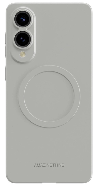 Etui AMAZINGthing Minimal Air Case z pierścieniem magnetycznym do Samsung Galaxy S25 Edge Grey (4896238002529) - obraz 1