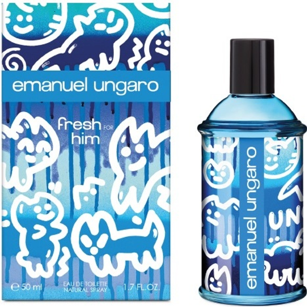 Woda toaletowa męska Emanuel Ungaro Fresh For Him 50 ml (8052086379732) - obraz 1