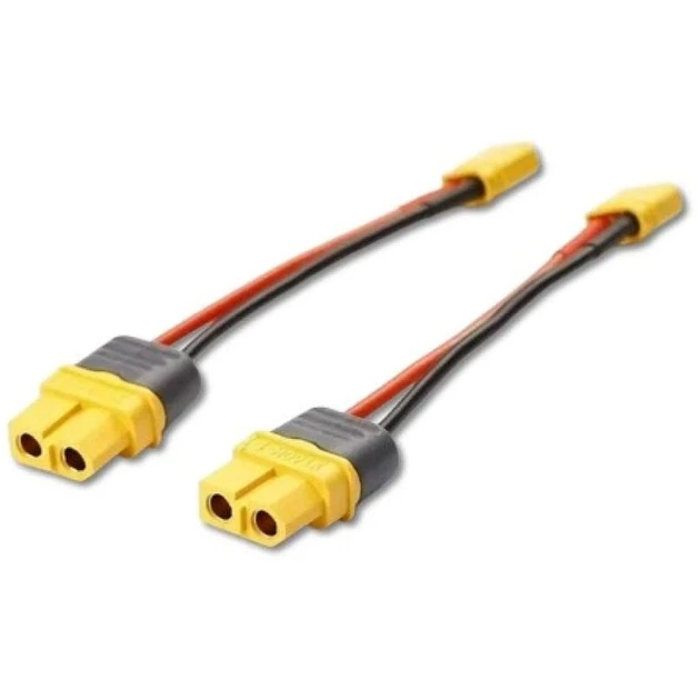Кабель живлення з роз'ємом Amass XT60H-F (мама) на XT30U-M (тато) із проводом 16AWG 10 см - зображення 2