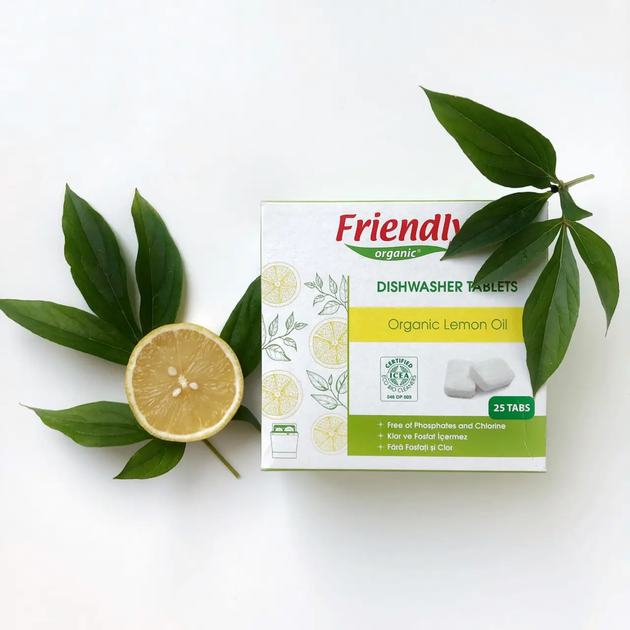 Органические таблетки для посудомоечной машины Friendly Organic 25 шт - изображение 14