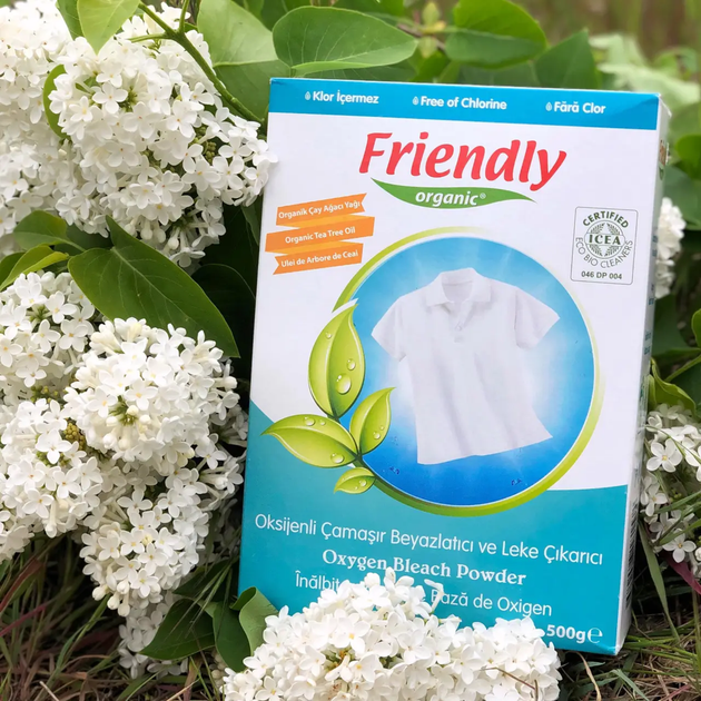 Органический кислородный порошок для удаления пятен Friendly Organic 500 гр - изображение 10