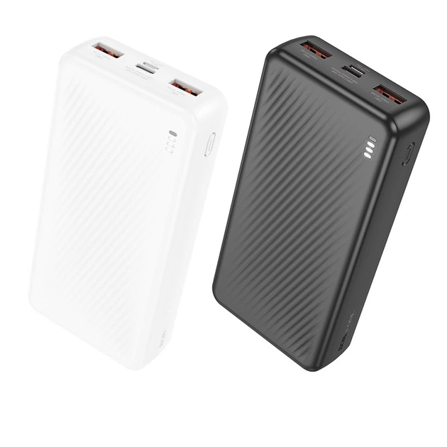 Павербанк Borofone BJ56A 20000 mAh 22.5W 2USB/Type-C Портативний зовнішній акумулятор PowerBank зі швидкою зарядкою PD20W+22.5W Black - Фото 5 Павербанк Borofone BJ56A 20000 mAh 22.5W 2USB/Type-C Портативний зовнішній акумулятор PowerBank зі швидкою зарядкою PD20W+22.5W Black - зображення 5