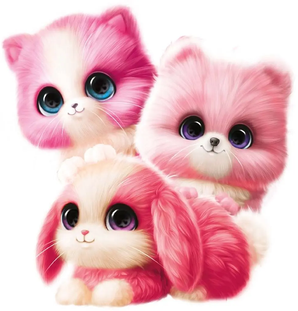 Игрушка Moose Scruff A Luvs Лохматое превращение Пудровый