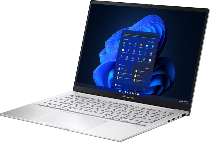 Laptop ASUS ZenBook 14 OLED UX3405CA-PZ086X (90NB14W4-M002W0) Foggy Silver + firmowy pokrowiec - obraz 4