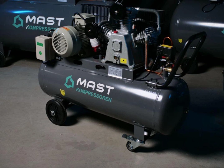 Поршневой компрессор MAST TA65/100L 400V 12.5BAR 3 кВт - изображение 3