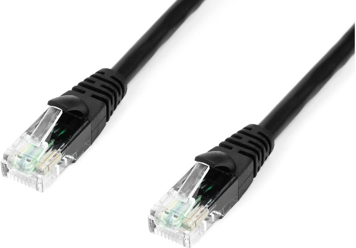 Patchcord Accura Cat 6 UTP 10 m Black (ACC2319) - obraz 1