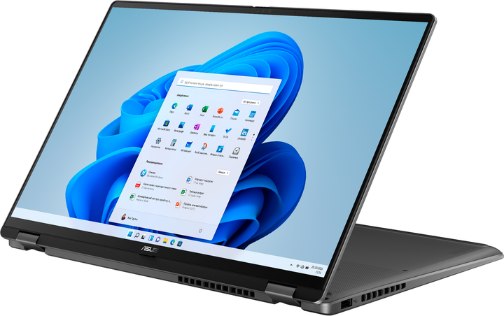 Laptop ASUS VivoBook 16 Flip TP3607SA-RJ010W (90NB1511-M000H0) Matte Gray - obraz 6