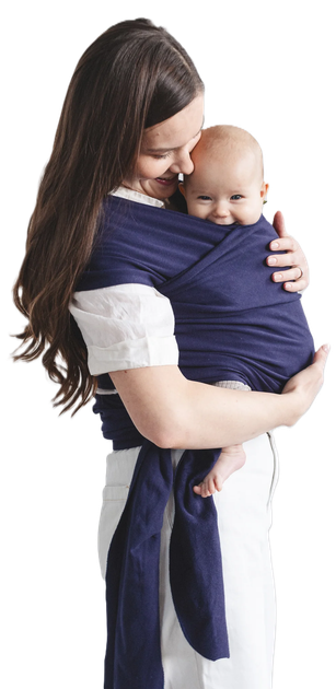 Слінг-шарф Boba Wrap Navy Blue (896921002649) - зображення 1