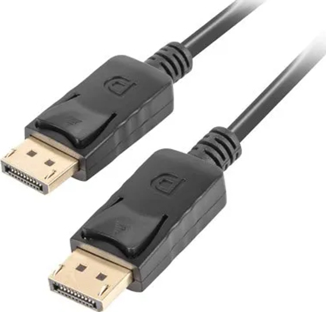Кабель Lanberg DisplayPort - DisplayPort 1 м Black (5901969413380) - зображення 1