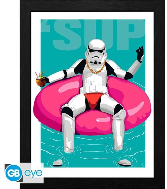 Obraz w ramce Abystyle Studio Original Stormtrooper Pool Boy (3665361155317) - obraz 3