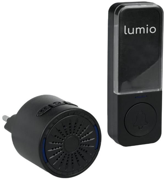 Dzwonek bezprzewodowy Lumio DB002B Black (5350673903654) - obraz 2