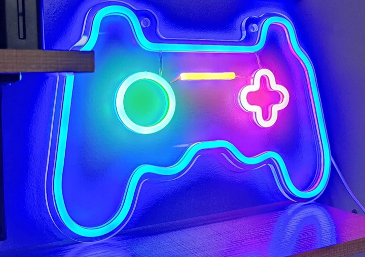 Lampka Mecharite LED Neon Controller Blue (5744004300043) - obraz 3