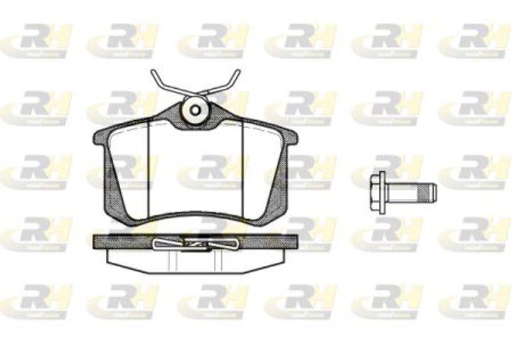 Тормозные колодки дисковые Roadhouse Передние RH 2263.05 (RH 2263.05) - изображение 1