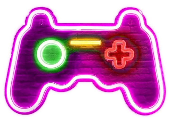 Лампа Mecharite LED Neon Controller Pink (5744004300975) - зображення 1